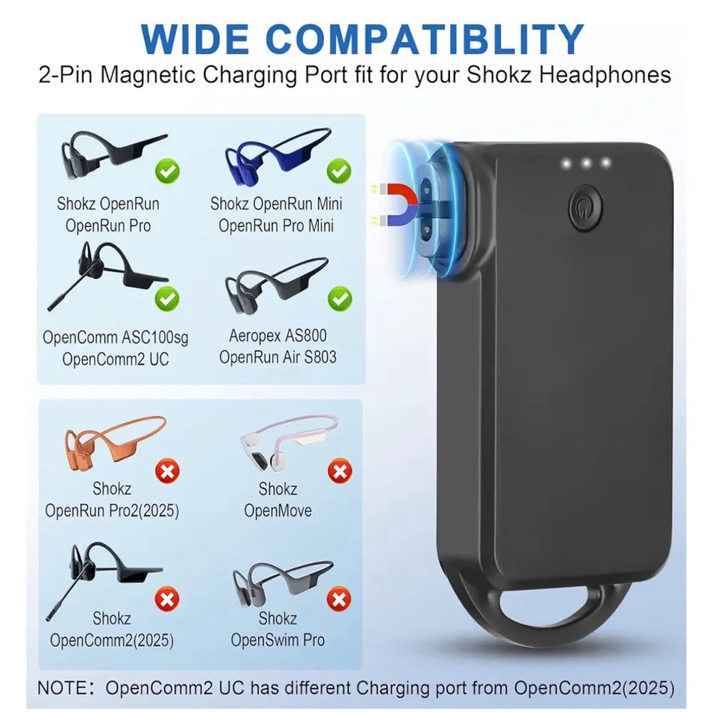 iPhone 17 Pro Privacy Glass 3-Pack + Shokz Magnetic Charger Bundle New